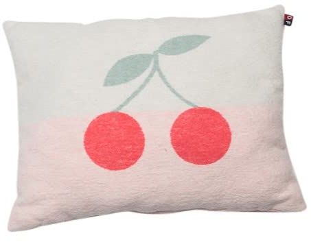 David Fussenegger Kissen gefüllt Juwel 'Kirschen' 30 x 40 cm Rohweiß