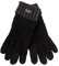 EEM Damen Strickhandschuhe, weiche Wolle, Thinsulate Thermofutter schwarz/anthrazit S/M
