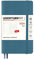 LEUCHTTURM1917 367802 Wochenkalender & Notizbuch Softcover Pocket (A6) 2024, 12 Monate, Stone Blue, Englisch