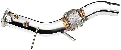 fmic.eu PERFORMANCE Downpipe für BMW F07 F10 F11 525d 530d/dx 535d/dx N57 N57N N57Z 2008-2017 Edelstahl Performance Upgrade reduziert Abgasgegendruck verbessert Turbolader Effizienz und Motorleistung