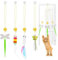 UNINGYI 4 Stück Katzenspielzeug Selbstbeschäftigung, Interaktives Katzenspielzeug, Katzenspielzeug Hängende Türrahmen, Teaser Katze Spielzeug Hüpfendes Einziehbares für Katzenauslauf, Dekompression