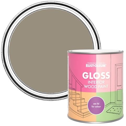 Rust-Oleum Brown Interior Wood Paint in Gloss Finish - Cocoa 750ml
