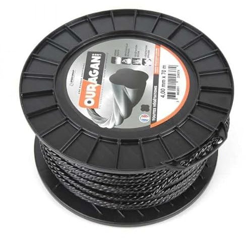 Matijardin - Fil débroussailleuse Ouragan 4 mm x 70 m Spirale Bobine