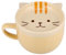Hejo Taza Cafe Gato de Cerámica, 320ML Original Con Tapa y Asa, Desayuno, Regalo Ideal para Colegas, Esposas, Amigos, Socios, Navidad Cumpleaños