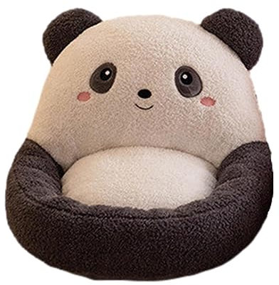 Plüsch-Panda-Sitz, Samt, PP-Baumwolle, Kinder-Panda-Sofa, fertiges Panda-Cartoon-Plüsch-Sofa, Plüsch-Panda-Kindersessel, weiches Gefühl, Panda-förmiges Sofa, Geburtstagsgeschenk für und Mädchen