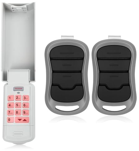 Soobool 2 Garage Door Remotes for Genie Intellicode and Garage Door Opener Keypad