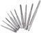 Fongmore - Juego de 10 mini métricas de alta velocidad de acero roscado para roscar M1 m1.2 m1.4 m1.6 m1.7 m1.8 m2 m2.5 m3.5 m1.6 m1.7