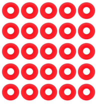 WPKD BLUEIY Arandelas de Sellado O Ring,Arandelas De Junta De Silicona De 25 Piezas,Juntas de Silicona Roja Para Botellas Con Tapa Abatible,Sellos para Botellas de Cerveza Caseras