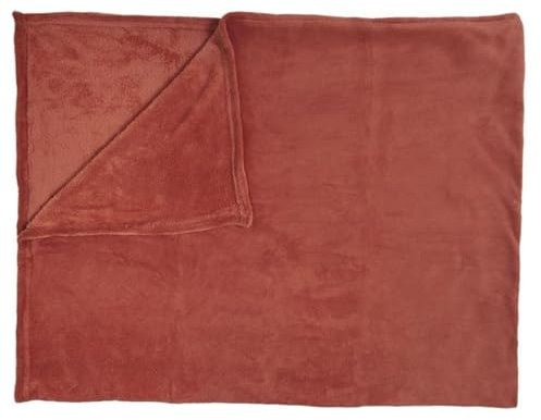 Paris Prix Plaid Microfibre Roméo 150x200cm Terracotta