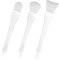 3pz Pennello per Maschera Viso in Silicone, Raschietto Cucchiaio per Cera Applicatore Pennello Maschera Raschietto Timbro Ceralacca Applicatore Maschera Viso per Lozione Corpo Timbro Cera