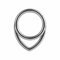 Vankula Septum Piercing Ringe aus G23 Titan Hinged Segmentring Clicker 10mm 16g Helix Nase Tragus Daith Piercing Schmuck für Frauen und Männer Silber