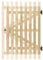 Premier Garden Supplies Made-To-Measure Wooden Picket Pale Pedestrian Garden Gate Heights between 5ft (151cm) to 6ft (180cm) by Widths between 3.5ft (106cm) to 4ft (120cm)