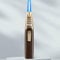 ZHUANH Fireblaze Feuerzeug - Leistungsstarkes und verstellbares Feuerzeug mit Butan-Taschenlampe und blauer Flamme, wasserdicht und winddicht, Modern, Oro