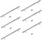 CAVATINY V2A, ringhiera d'ingresso per scale, parapetto, per interni ed esterni, ringhiera per scale, in acciaio inox (600 cm)