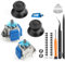 2 Pezzi TMR Joystick 3D per PS5 Joystick Analogico Sostituzione per Playstation 5 Sticks Controller Modulo Potenziometro per Sony PS5 Joysticks Thumbstick Accessori con Console Viti Strumenti(XX)