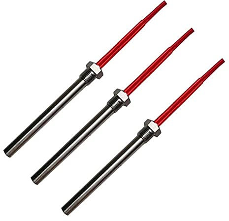 yaoqijie 12v/24V DC Water Heating Element 50w/100w Cartridge Heater M14 Thread SUS304 Heating Resistance Lasting