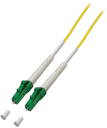 ProfiPatch Glasfaserkabel LWL Patchkabel Simplex LC/APC-LC/APC Singlemode 9/125µ OS2 LSZH Lichtwellenleiter 10m