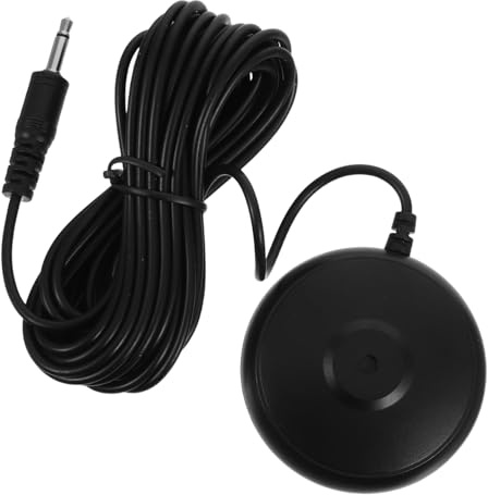 TOYANDONA 5m Desktop Calibration Microphone Plug Measurement Microphone for Laptop Computer Mic for Online Teaching Conference Use Cable
