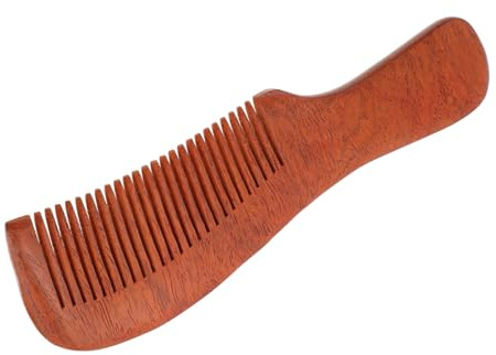 DECOMELODY Sandelholzkamm Haarentwirrung Kamm Für Frauen Glatte Kammzähne Haarpflege Kopfhautmassage Reise Haarkamm