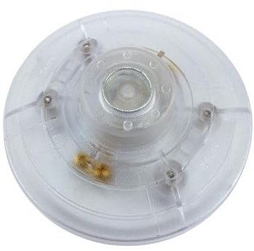 ORION LIGHTSTYLE Zwischenschalter Schnurschalter 2A PVC Fußtretzwischenschalter Kabel EIN/AUS Schalter Fußschalter Fußtretschalter, transparent