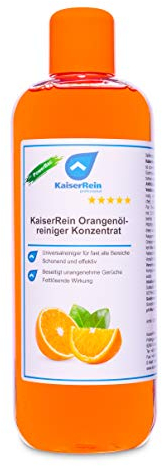 KaiserRein Orangenölreiniger 500 ml Konzentrat Orangenreiniger, Orangen Öl, Orangenöl-Reiniger I Allzweckreiniger I Universalreiniger I Fettlöser
