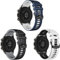 Songsier Armband kompatibel mit Huawei Watch GT2 Pro 46 mm, Huawei Watch GT 3 Pro 46 mm/Watch GT 46 mm/Watch GT Active/Watch 2 Pro/Galaxy Watch 3 45 mm/Galaxy Watch 46 mm, 22 mm Silikonarmband
