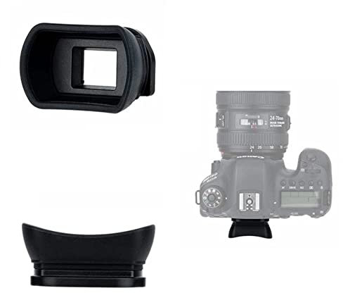 Soft Silicone Camera Eyecup Eyepiece Eyeshade Viewfinder For Canon EOS 850D, 800D, 760D, 750D, 700D, 100D, 3000D, 1500D, 1300D, 1200D, 1100D, 1000D, T3i, T3, T2i, T1i camera Replaces Canon Eb Ef