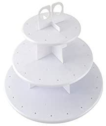 EIMZU 3 Etagere Cake Pop Ständer, Muffinständer für Hochzeit, Geburtstag, Baby Party und Kaffeetafel - Acryl