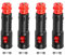 Hoembpn 4PCS Spina Accendisigari 12V/24V con Interruttore e Fusibile 10A, Presa Maschio Accendisigari Universale Europea per Auto, Adatta per Camion Auto Moto