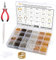Coolty Ohrring Haken Set 3353 Stück Ohrring Herstellungs Kit mit Ohrringhaken Ohrringverschlüssen Binderingen Karabinerverschlüssen für die Herstellung und Reparatur von Ohrringen Schmuck DIY