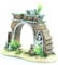 JATASI Aquarium-Dekorationen, Aquarium-Dekorationen, Harzbögen, Ruinen, Landschaftsbau, geeignet für Geschäft (Farbe: bemalt, Größe: 25 x 9 x 20 cm)