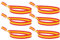 GOS Best Supplies Pulsera España 6 Pulseras Bandera de España Ajustable Tela Hombre Mujer Unisex