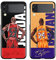 nurkorki [2 Confezioni Cover per Samsung Galaxy Z Flip 3 5G 6,3,Cartone animato Basket Sport 23 24 Cool Pattern Antiurto Silicone Protettiva Case Custodia per Ragazzi, Bambini e adolescenti Regalo