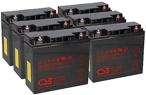 Bleiakku 72V 20Ah (6X 12V 20Ah) kompatibel SXT Raptor V3 zyklenfest