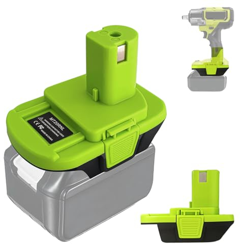 MT18RNL für Makita für Ryobi Akku Adapter, Konvertierung für Makita Lithium Akku in Ryobi ONE+ 18V P105 P107 P108 Akku-Werkzeug