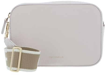 Coccinelle Tebe Crossover Bag S Lambskin White
