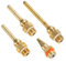 LIFKOME Glue Nozzle Set 4pcs Copper Nozzle Tips for Fine Glue Flow DIY Craft Essential Random Color