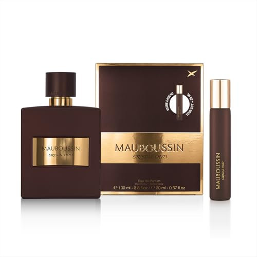 Mauboussin - Pour Lui Cristal Oud 100ml + 20ml (Travel Spray) - Eau de Parfum Homme - Senteur Orientale
