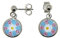 Venetiaurum - Ohrringe aus Muranoglas und Silber 925 - Schmuck “Made in Italy” zertifiziert