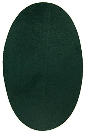2 x Knieschoner aus grauem Wildleder zum Aufbügeln. Ellbogenschützer zum Schutz Ihrer Kleidung und Reparatur von Hosen, Jacken, Pullover, Hemden. 16 x 10 cm (94. Grün)