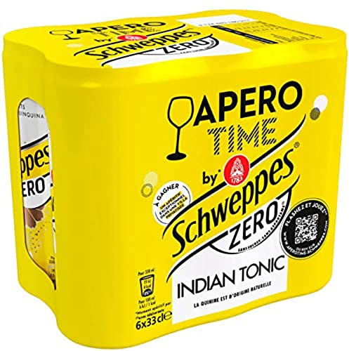 Schweppes Schweppes zero indian tonic - Le pack de 6x33cl