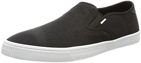 TOMS Men's Superior Comfort Shoes - Breathable Design with Cushioned Insole Support for Daily Wear Black White