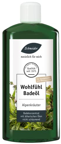 Saunabedarf Schneider - Wohlfühlbad Alpenkräuter mit Heublume, nicht schäumend, durchblutungsfördernd u entspannend 500ml