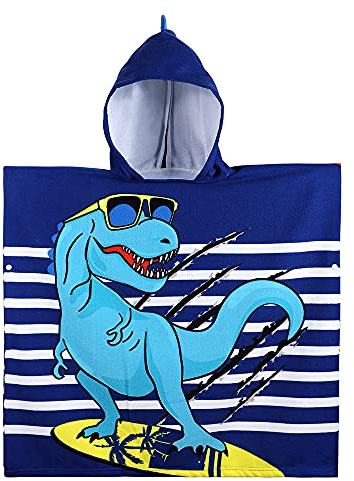 KAKU NANU Poncho toalla bebe niño niña, exquisito patrón toalla playa niña niño bebe absorbentes toalla piscina niña toalla capucha niño