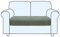 SHUOJIA Sofa Sitzkissenbezug, Sofa Sitzkissenbezug Stretch,Husse Überzug Bezug Für Sofa Sitzkissen, rutschfest Stoff Europäisches Muster (Green,Large-2-Seater)