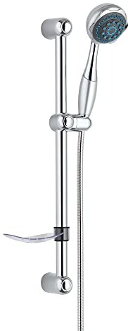 Blue Canyon Hugo Shower Kit for Bath, Stainless Steel Shower Kits & Riser Rails, High-Pressure Water Flow, Customised Bathing with 5 Mode Shower Spray, Adjustable Shower Handset, Easy to Install