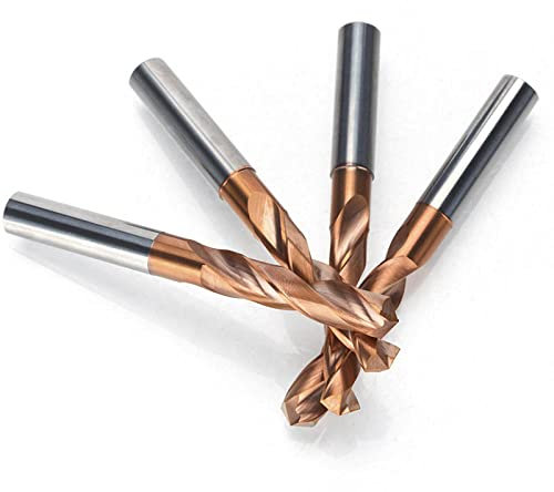 Foret 1.0-9.0mm forets à noyau en carbure monobloc pour outils de forage en métal dur 3D acier au tungstène entier, 6.8 mm, rond