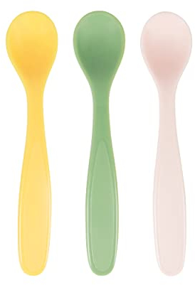 Badabulle Cuillères Souples et Douces x3, dès 4 mois, Sans BPA