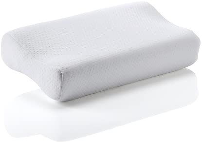 Vital Kissen® Orthopädisches Kopfkissen aus Memory-Schaum | ergonomisches Seitenschläferkissen bei Nackenschmerzen | Nackenstützkissen entlastet Wirbelsäule und Schulter |55 x 30 x 7,5cm