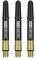 Target Darts Gold Pro Grip Evo Aluminium Dartschäfte Kurz